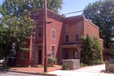 Brick building at 218 & 220 South St.