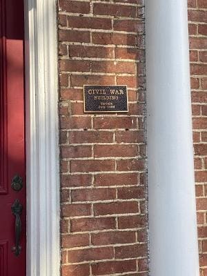 Brick entry at 263 W. South St.